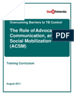 ACSM Training Curriculum