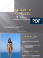 Evaluare de Frumuseţe