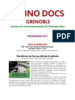 Programme Latino Docs 2013 PDF