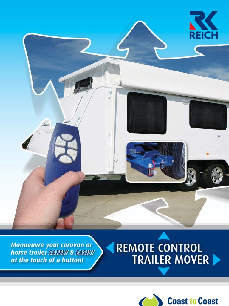 Remote Control Trailer Mover A Guide to Eco Mover Single and Twin Axle