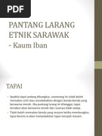 Pantang Larang Etnik Serawak