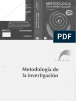 Metodologia de La Investigacion (Sampieri Collado Lucio - 4ta Edicion)