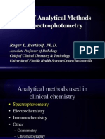 Review of Analytical Methods I