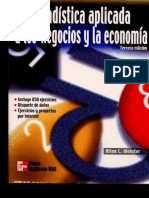 Webster Allen - Estadistica Aplicada a Los Negocios Y La Economia