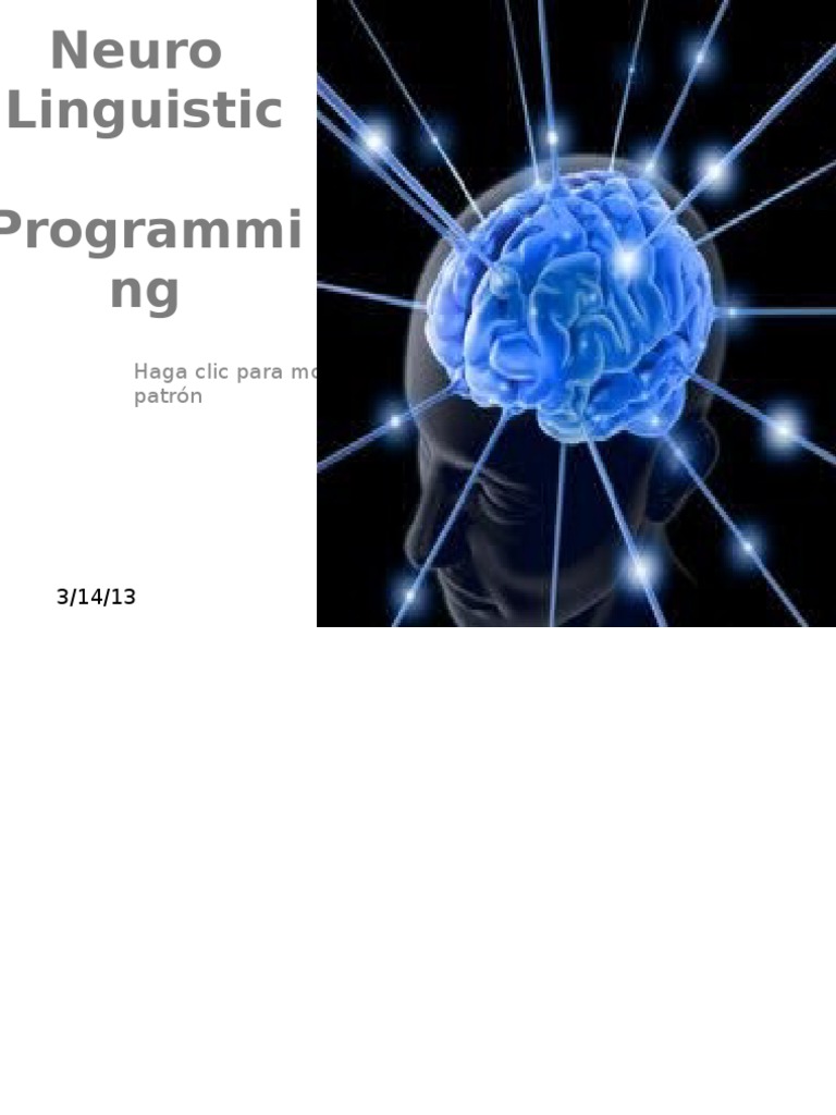 Understanding Neuro Linguistic Programming | PDF
