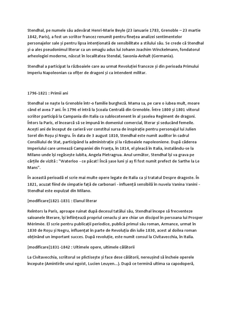 Stendhal | PDF