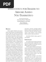 Diagnóstico por Imagem do Abdome Agudo Não Traumático