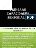 Primeras Capacidades Sensoriales