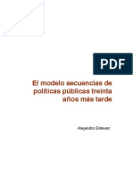 El Modelo Secuencial de Politicas Publicas Treinta Anios Mas Tarde Estevez