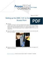 TechCorner 31 - Setting up the Moxa AWK-1121 to Connect to an Access Point