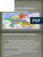 Inicios de La Reforma Protestante