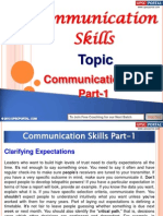 Communication Skills Part 1