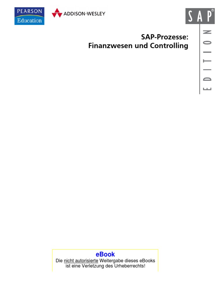 SAP Prozesse - Finanzwesen Und Controlling | PDF