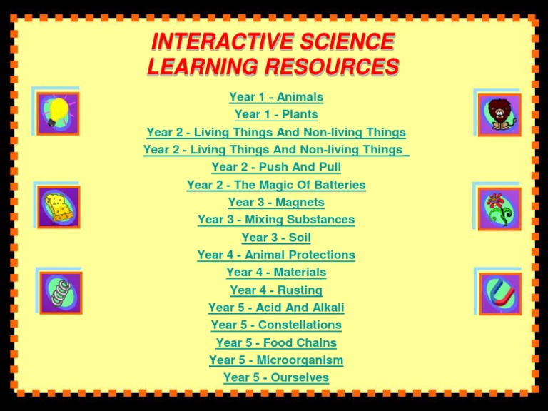 Interactive Science Learning Resources | PDF