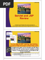 Servlet and JSP Servlet and JSP Review: For Live Ajax & GWT Training, See Training THTT// LT