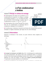 Oscillations Libres Dans Un Circuit RLC PDF