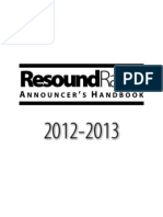 Resound Radio Announcer Handbook 2012