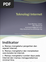 Download Materi 9 - Teknologi Internet by Euis Marlina SN13046252 doc pdf