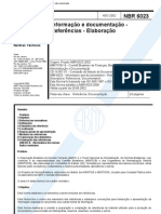 Abnt Nbr 6023 Informacao e Documentacao