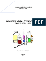 Organik Kimya Ve Biyokimya Uygulamalari: T.C. Adnan Menderes Üniversitesi Tip Fakültesi