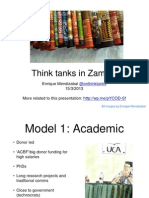 Presentation Zambia Think Tanks Oxford