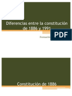 48897104 Diferencias Entre La Constitucion de 1886 y 1991