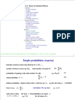 Basics of Statistical Physics part 2: Probabilities, Averages, and Distributions
