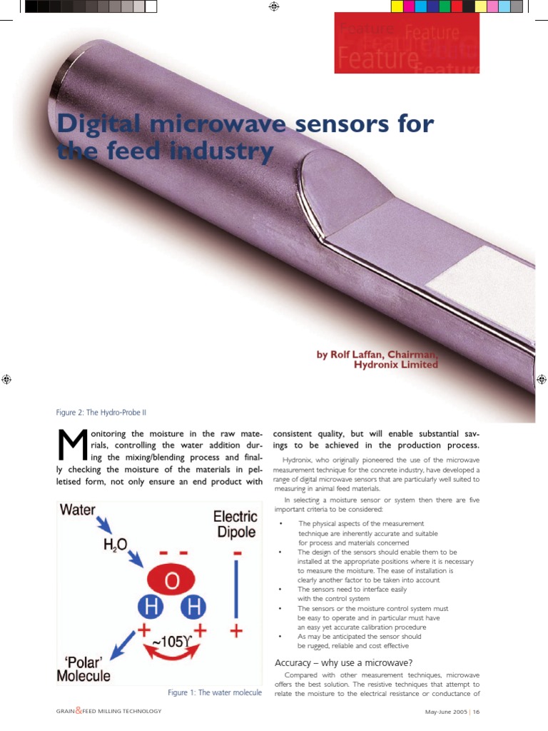 Microwave Sensors for Feed Mills | PDF | Microwave | Sensor