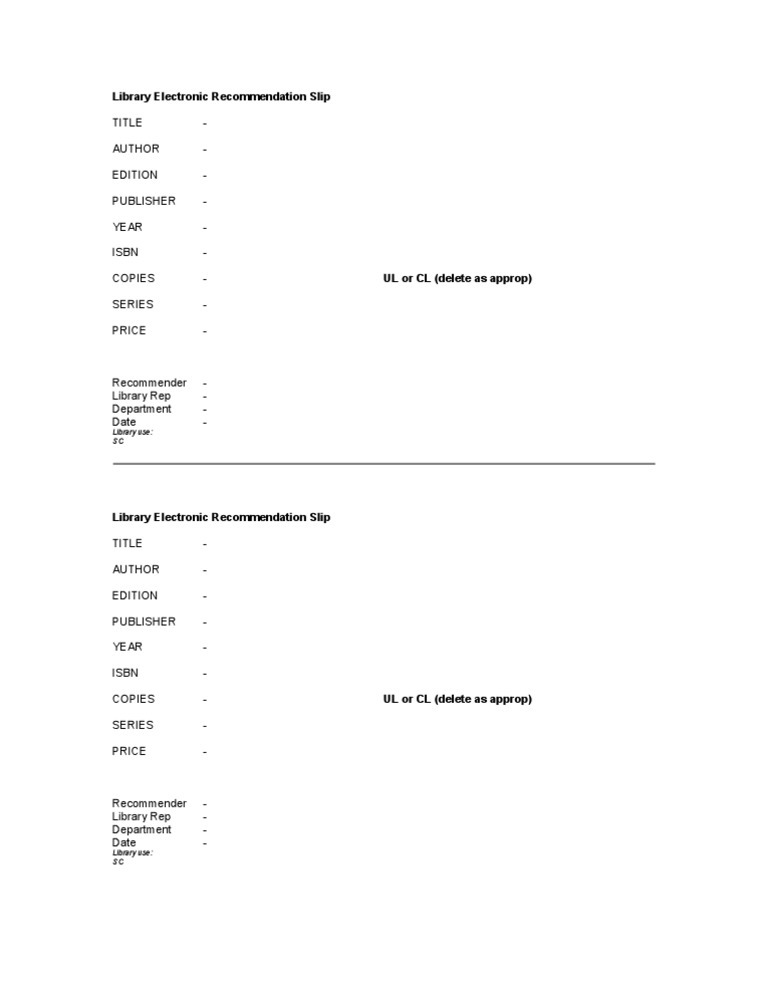 Library Purchase Suggestion Form | PDF | Poetry