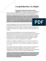 La Crisis de La Globalización y La Religión