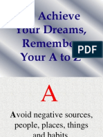 A To Z To Achieve Your Dreams