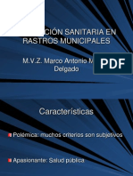 Inspeccion Sanitaria en Rastros Municipales