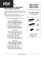 74LS241 Octal Buffers and Line Drivers With 3-State Outputs | DIP-20