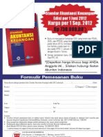 Form Pemesanan Buku SAK 2012 Revisi Harga