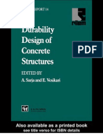 Durability Design of Concrete Structures