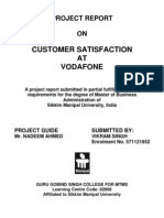 Customer Satisfaction at Vodafone