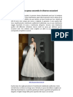 Scegli Abiti Da Sposa Seconda in Diverse Occasioni