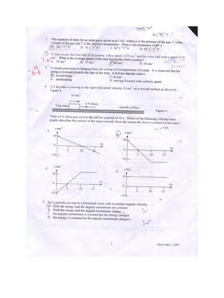 Physics Paper 1