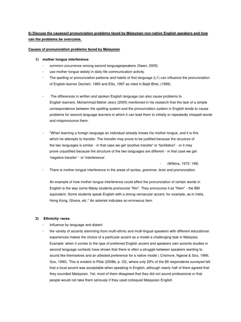 Linguistic Outline | PDF | Accent (Sociolinguistics) | English Language
