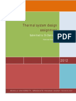 Thermal system design and ventilation layout