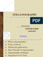 Steganography: Santosh Kumar 1ve03ec053