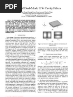 Design of Dual Mode SIW Filter PDF