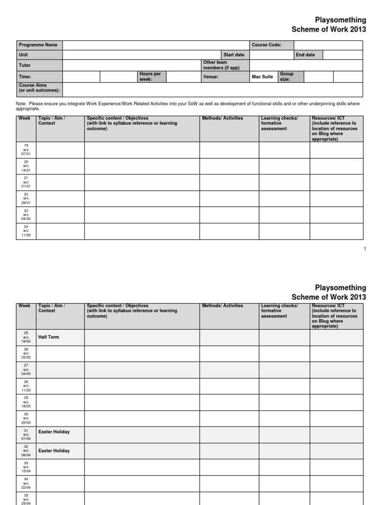 PS SOW Template 1 | PDF