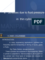 Stresses Due To Fluid Pressure in Thin Cylinders (EngineeringDuniya - Com)