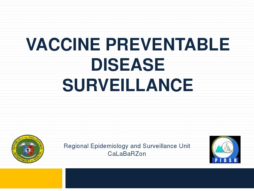 Vaccine Preventable Disease Surveillance | PDF | Poliomyelitis ...