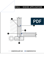 Foundation Wall - Inside Application: Xypex Project Specifications & Schematic Drawings