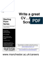Writing a Great CV From Scratch