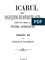 Th. Codrescu - Uricarul, Vol 11 (1387-1889)