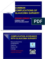 Complication of Glaucoma Surgery