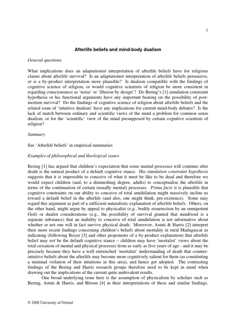 Cartesian dualism essay image